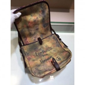 2015 Chanel Washed Fabric Messenger Bags A92789