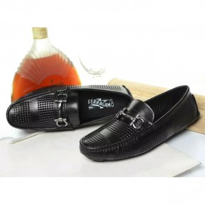 2015 Ferragamo men Perforated breathable casual shoes