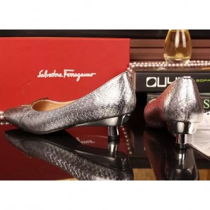 2015 Ferragamo women new arrivals snake stripes shoes