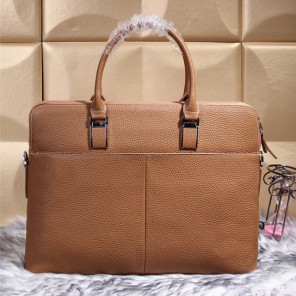 2015 Hermes Briefcase Calf Leather H9543 Wheat