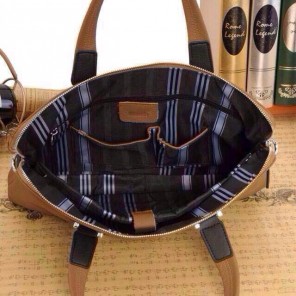 2015 Hermes Briefcase Original Calf Leather H62185 Large tote bag Wheat