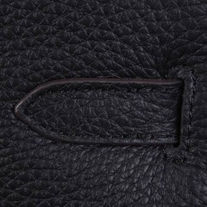 2015 Hermes Kelly 35CM Shoulder bag clemence leather in Black