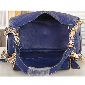 2015 Hermes Lindy 30CM Original Leather Shoulder Bag H1057 Royalblue in Gold