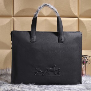 2015 Hermes Original Calf Leather Tote Bag H3838 Black