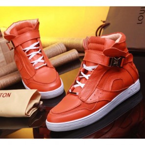 2015 Louis vitton High-top casual shoes