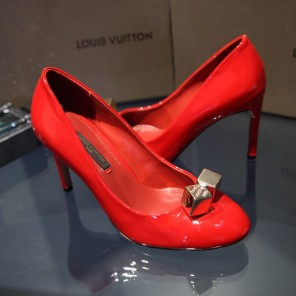 2015 Louis vitton women patent leather high-heeled shoes