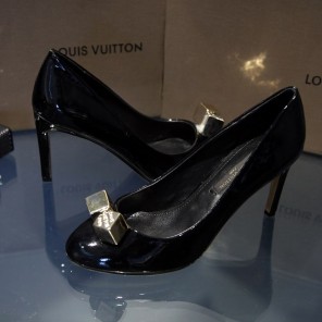 2015 Louis vitton women patent leather high-heeled shoes