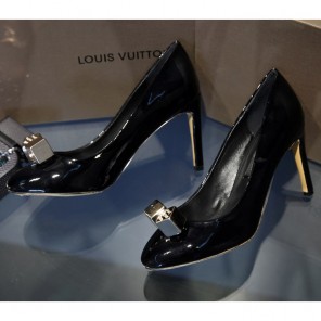 2015 Louis vitton women patent leather high-heeled shoes