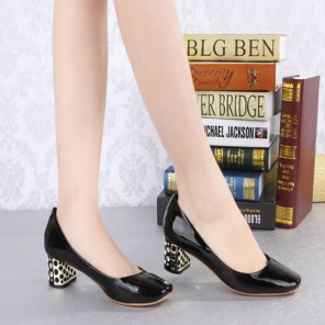 2015 Miu Miu new Arrivals Patent leather shoes