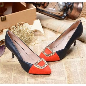 2015 chanel high-heeled shoes