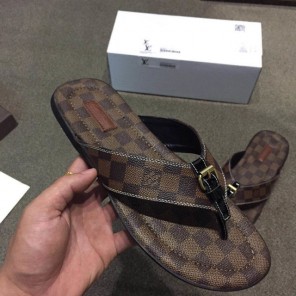 2015 louis vuitton men slippers shoes