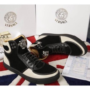 2015 versace men High-top casual shoes