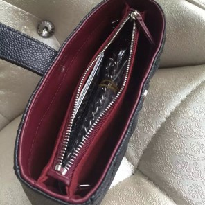 2016 Chanel Bag in original Caviar Leather A69204 Black with Silver