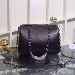 2016 Chanel Calfskin Leather Tote shoulder Bag A41215 Black