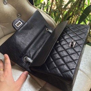 2016 Chanel Classic Flap Bag A30227 Original Leather in Black