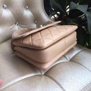 2016 Chanel Classic Tote Bag Original Sheepskin Leather A92236 Apricot