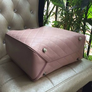 2016 Chanel Original Caviar Leather shoulder Tote Bag A1238 Pink