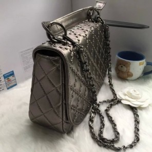 2016 Chanel Tote shoulder Bag Sheepskin Leather A8182 Antique