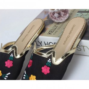 2016 Charlotte Olympia women Slippers shoes