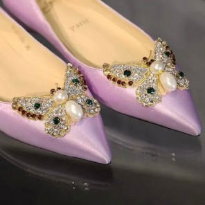 2016 Christian Louboutin Flats shoes in Silk