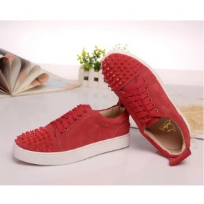 2016 Christian Louboutin Lovers shoes in velvet with Rivet