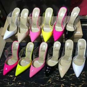2016 Christian Louboutin shoes in Patent leather Heel Height 10.5cm