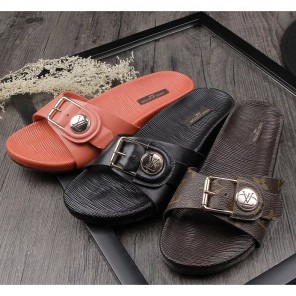 2016 Louis vitton classic women Slippers in Calfskin leather
