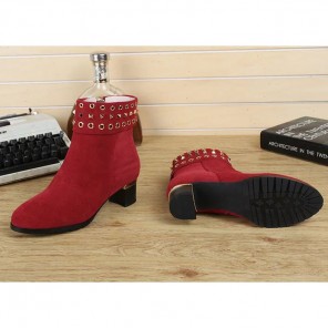 2016 Louis vitton women Boots in velvet with rivet