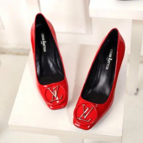 2016 Louis vitton women shoes in Patent leather Heel Height 7.5cm