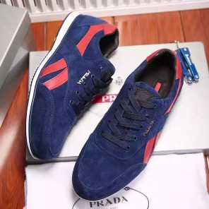 2016 New Arrivals Prada men Nubuck leather casual shoes