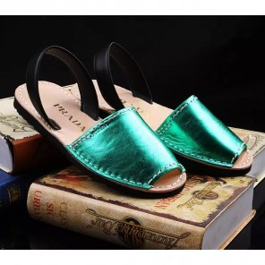 2016 Prada women flats sandals in Calfskin leather