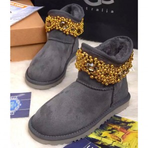 2016 UGG women new arrivals short boots with Beads