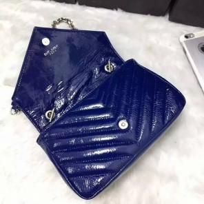 2016 Yves Saint Laurent Classic Monogramme Flap Bag Y9962 Blue