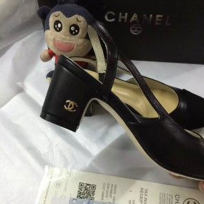 2016 chanle shoes in Calfskin leather With high 5CM