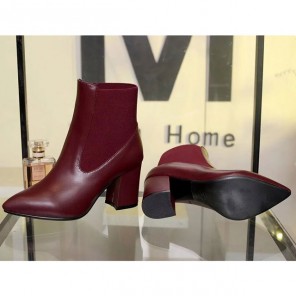 2016 chanle women Boots in Calfskin leather