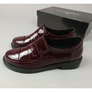 2016 chanle women shoes in Patent leather