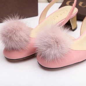 2016 gucci women Sandals in lambskin leather with Heel Height 5.5cm