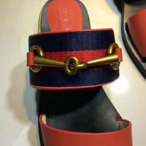 2016 gucci women Slippers in Calfskin leather