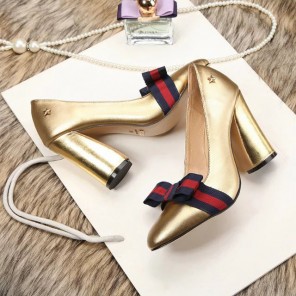 2016 gucci women shoes in Calfskin leather Heel Height 9cm