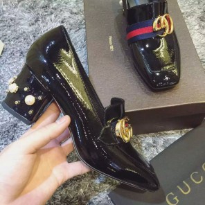 2016 gucci women shoes in Patent leather