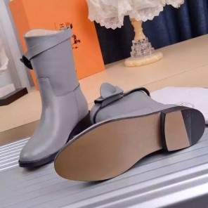 2016 hermes women Boots in Calfskin leather