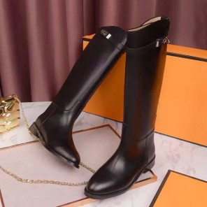 2016 hermes women Boots in Calfskin leather