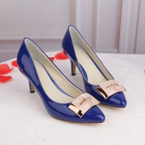 2016 new arrivals Ferragamo shoes in Paint leather