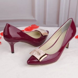 2016 new arrivals Ferragamo shoes in Paint leather