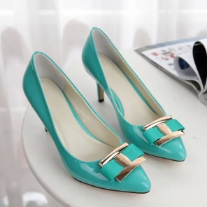 2016 new arrivals Ferragamo shoes in Paint leather