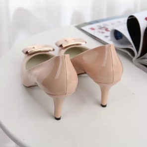 2016 new arrivals Ferragamo shoes in Paint leather