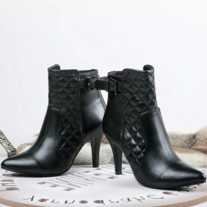 2016 new arrivals chanel Cowhide leather Short Boots