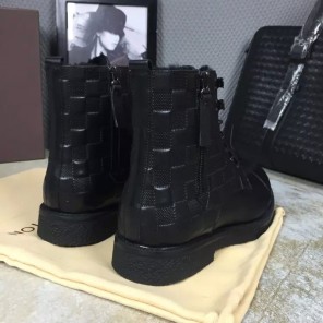 2016 new arrivals louis vuitton Calfskin Leather men casual Boots