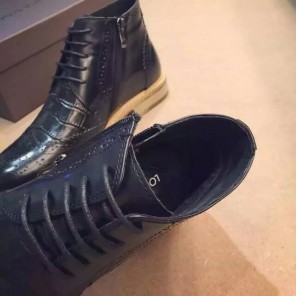 2016 new arrivals louis vuitton Calfskin leather men casual Boots