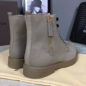 2016 new arrivals louis vuitton Nubuck Leather men casual Boots